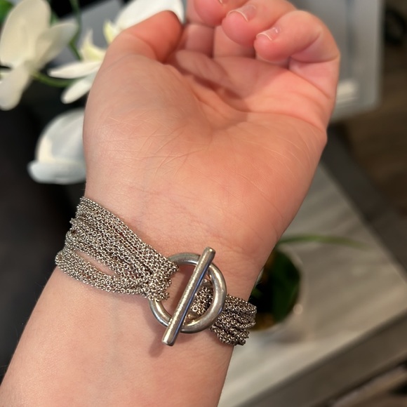 Tiffany & Co AUTHENTIC Sterling Silver heart bracelet - Picture 2 of 5